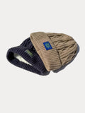 Stylish Warm Label Fleece Knit Beanie