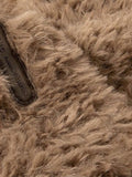 Fuzzy Bear Ears Knitted Beanie Hat