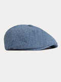 Casual Breathable 100% Cotton Newsboy Cap