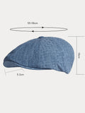 Casual Breathable 100% Cotton Newsboy Cap