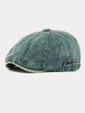 Fashion Vintage Denim Newsboy Cap