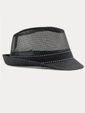 Casual Summer Breathable Mesh Cotton Fedora Hat