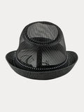 Casual Summer Breathable Mesh Cotton Fedora Hat