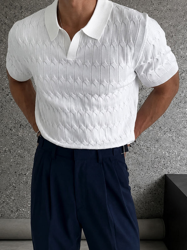 Solides Slim Fit Gym Strick-Tanktop