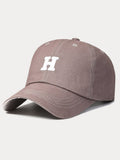 Classic Adjustable Cotton Baseball Cap Hat coofandystore Brown Grey-H F(56-60) 