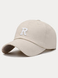 Classic Adjustable Cotton Baseball Cap Hat coofandystore Beige-R F(56-60) 