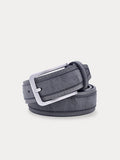 Vintage Durable PU Cowhide Belt Belt coofandy Grey S (100cm) 