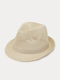 Foldable Breathable Mesh Fedora Hat Hat coofandystore Beige One Size 