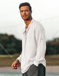 Casual Beach Hippie Shirts (US Only) Shirts coofandy white S 