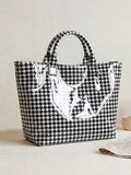 Classic Plaid Tote Bag