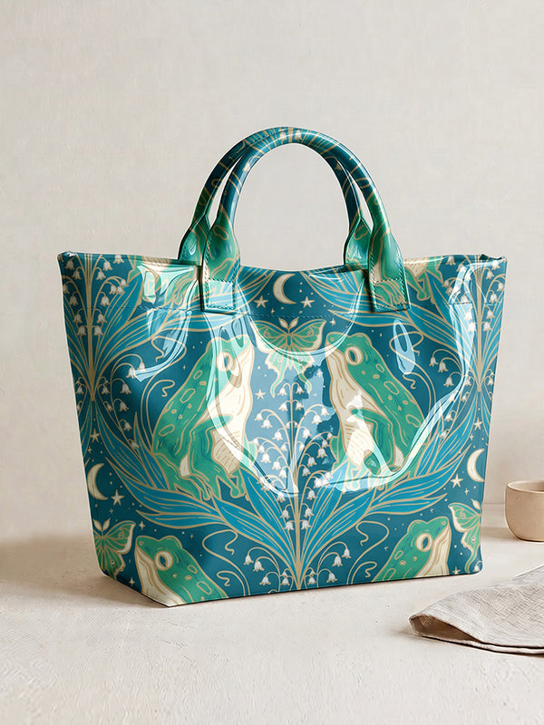 Gothic & Celestial Print Tote Bag