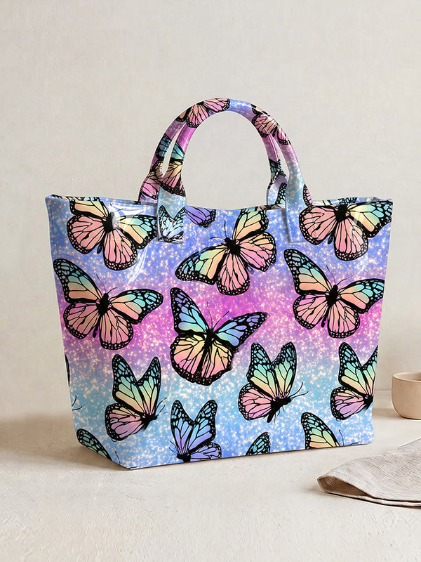 Novelty Graphic Print Tote Bag