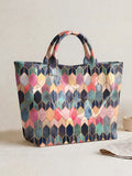 Abstract Watercolor Splatter Tote Bag