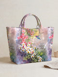 Abstract Watercolor Splatter Tote Bag