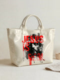 Christian Faith Graphic Print Tote Bag