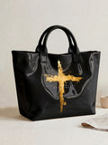 Christian Holy Cross Print Tote Bag