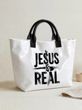 Christian Faith Graphic Print Tote Bag