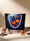 Halloween Pets Quilted Tote Bag