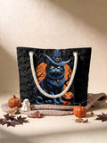 Halloween Pets Quilted Tote Bag