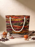 Haunted House Halloween Quilted Tote Bag