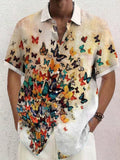 Casual Graphic Cotton Linen Shirt Shirts coofandy PAT6 S 