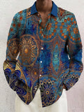 Soft Floral Cotton Linen Shirt Shirts coofandy PAT12 S 