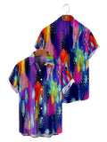 Graffiti Painted Cotton Linen Shirt Shirts coofandystore 