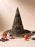 Pumpkin Patch Halloween Quilted Witch Hat