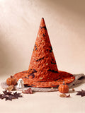 Pumpkin Patch Halloween Quilted Witch Hat