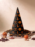 Pumpkin Patch Halloween Quilted Witch Hat