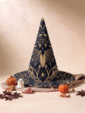 Pumpkin Patch Halloween Quilted Witch Hat