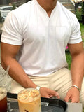 Loose V Neck Short Sleeves T-Shirt T-Shirt coofandystore 