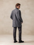 Casual Stand Collar Tweed Coat Coat coofandy 