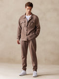 Trendy 2-Piece Suede Set Sets coofandy 