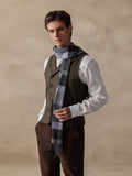 Soft Plaid Tassel Scarf Scarf coofandy 