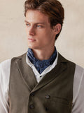 Jacquard Paisley Ascot Tie Scarf coofandy 