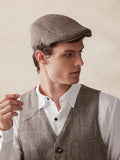 Wool Blend Tweed Newsboy Cap Accessories coofandystore 