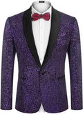 Coofandy Floral Dinner Blazer (US Only) Blazer coofandy 