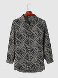 Coofandy Pattern Texture Shirt coofandystore 