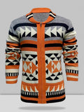 Coofandy Long Sleeve Lapel Jacquard Sweater coofandystore 