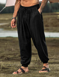Coofandy Loose Fit Linen Style Hippie Pants (US Only) Pants coofandy 