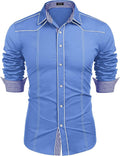 Casual Long Sleeve Shirts (US Only) Shirts Coofandy&