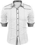 Casual Long Sleeve Shirts (US Only) Shirts Coofandy&