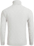 Stylish Slim Fit Turtleneck Pullover Sweater (US Only) Sweaters COOFANDY Store 