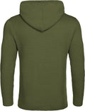 COOFANDY Mens Knitted Hooded Sweater Thick Warm Hoodies Pullover Fashion Casual Sweatshirt Coofandy&