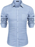 Business Button Up Plaid Shirts (US Only) Shirts Coofandy&