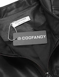 Motorcycle Leather Lightweight Jacket Coat (US Only) Jackets COOFANDY Store 