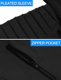 Fashion Long Sleeve Hooded With Zipper Pocket (US Only) Hoodies Coofandy&