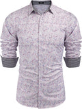 Floral Button Down Flower Printed Shirt (US Only) Shirts Coofandy&