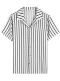 Striped Button Down Beach Shirts (US Only) Shirts coofandystore 